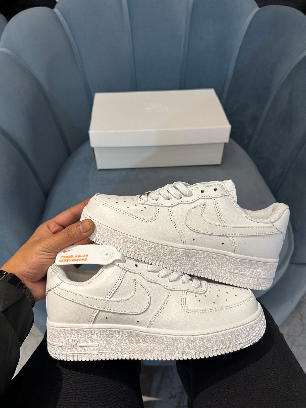 NIKE AIRFORCE 1 FULL LEATHER QUALITY