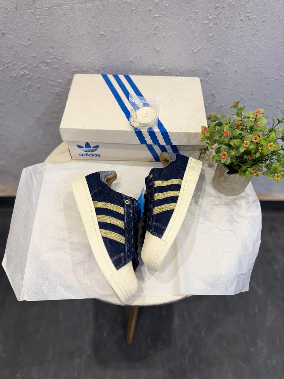 ADIDAS ORIGINALS SUPERSTAR DENIM DARK BLUE SECOND GENERATION 2025