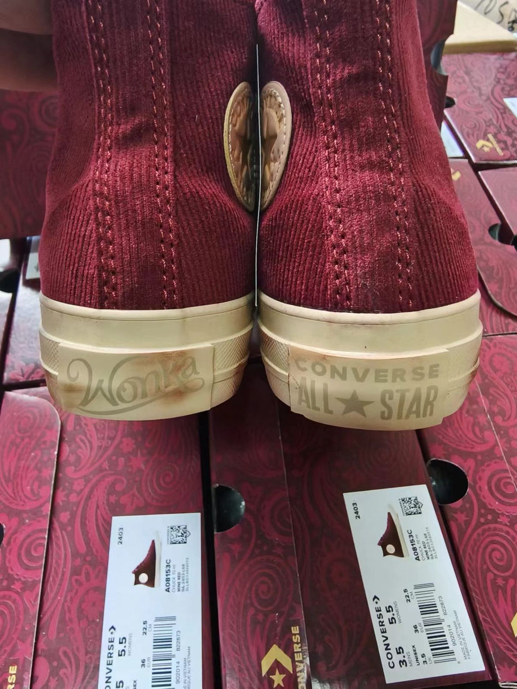 CONVERSE CHUCK TAYLOR 70S WONKA CORDUROY HIGH TOP