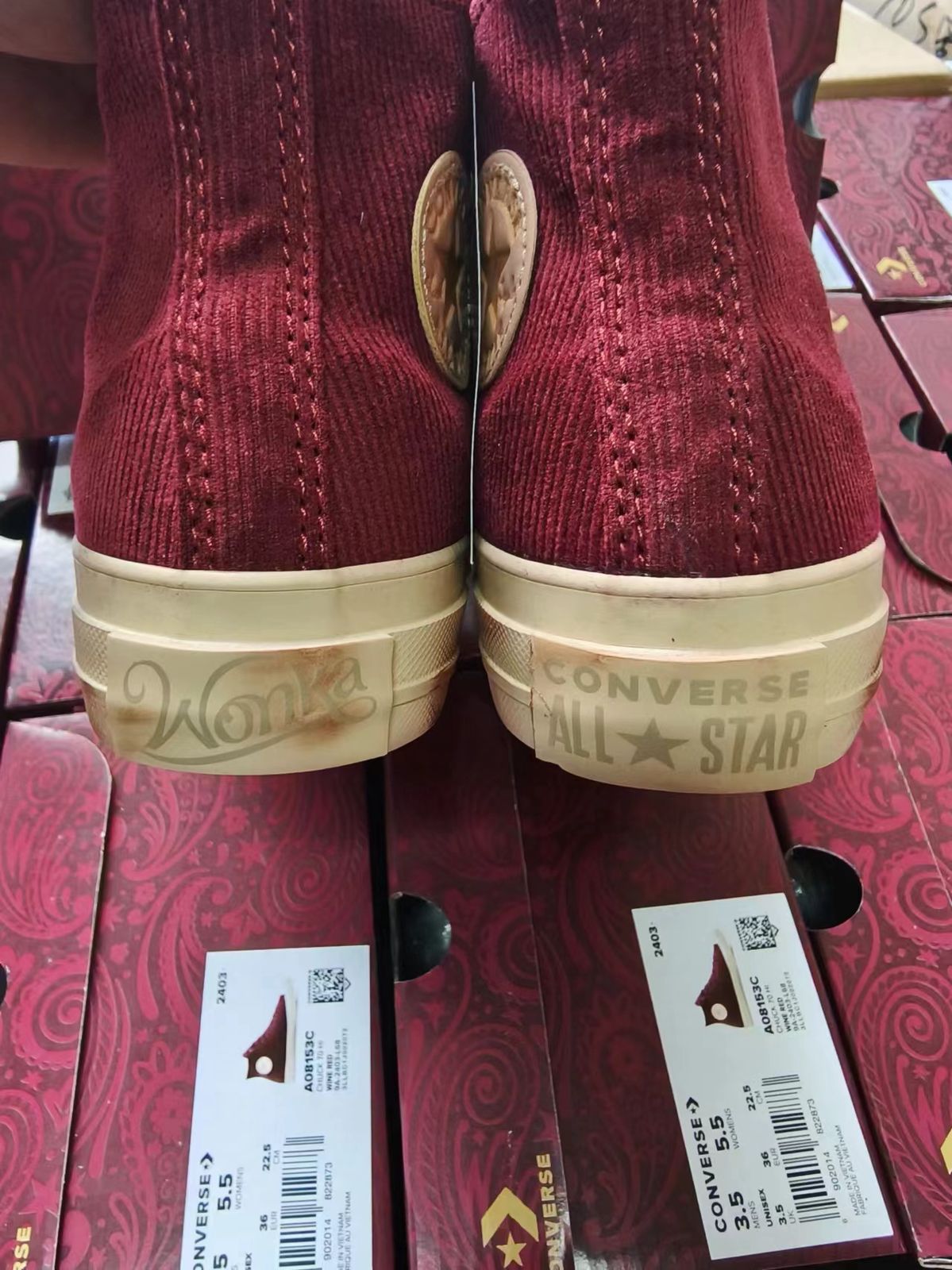 CONVERSE CHUCK TAYLOR 70S WONKA CORDUROY HIGH TOP