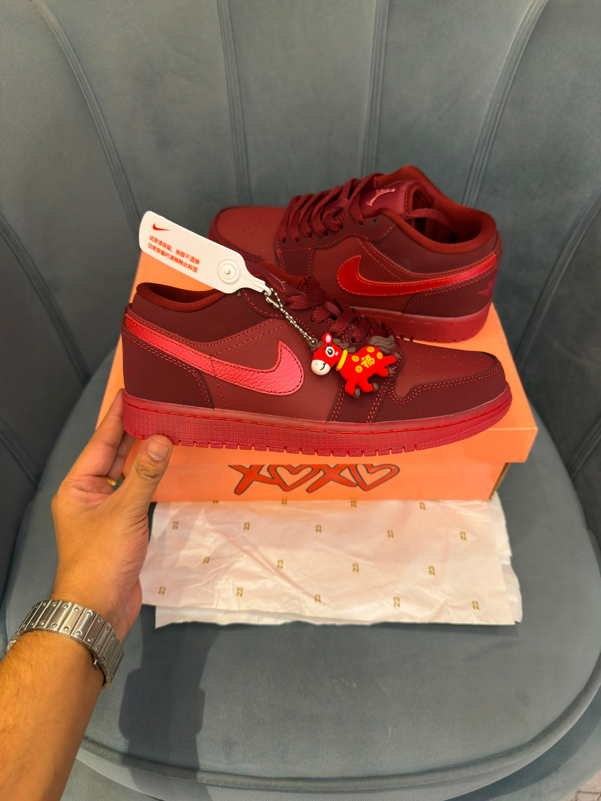AIR JORDANS LOW VALENTINE "year of horse"
