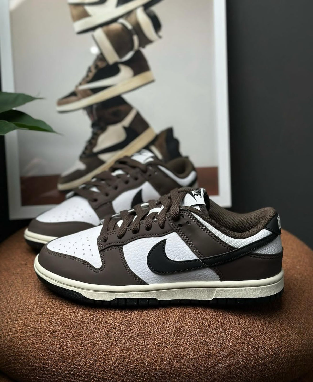 NIKE SB DUNK BROWN BLACK TICK