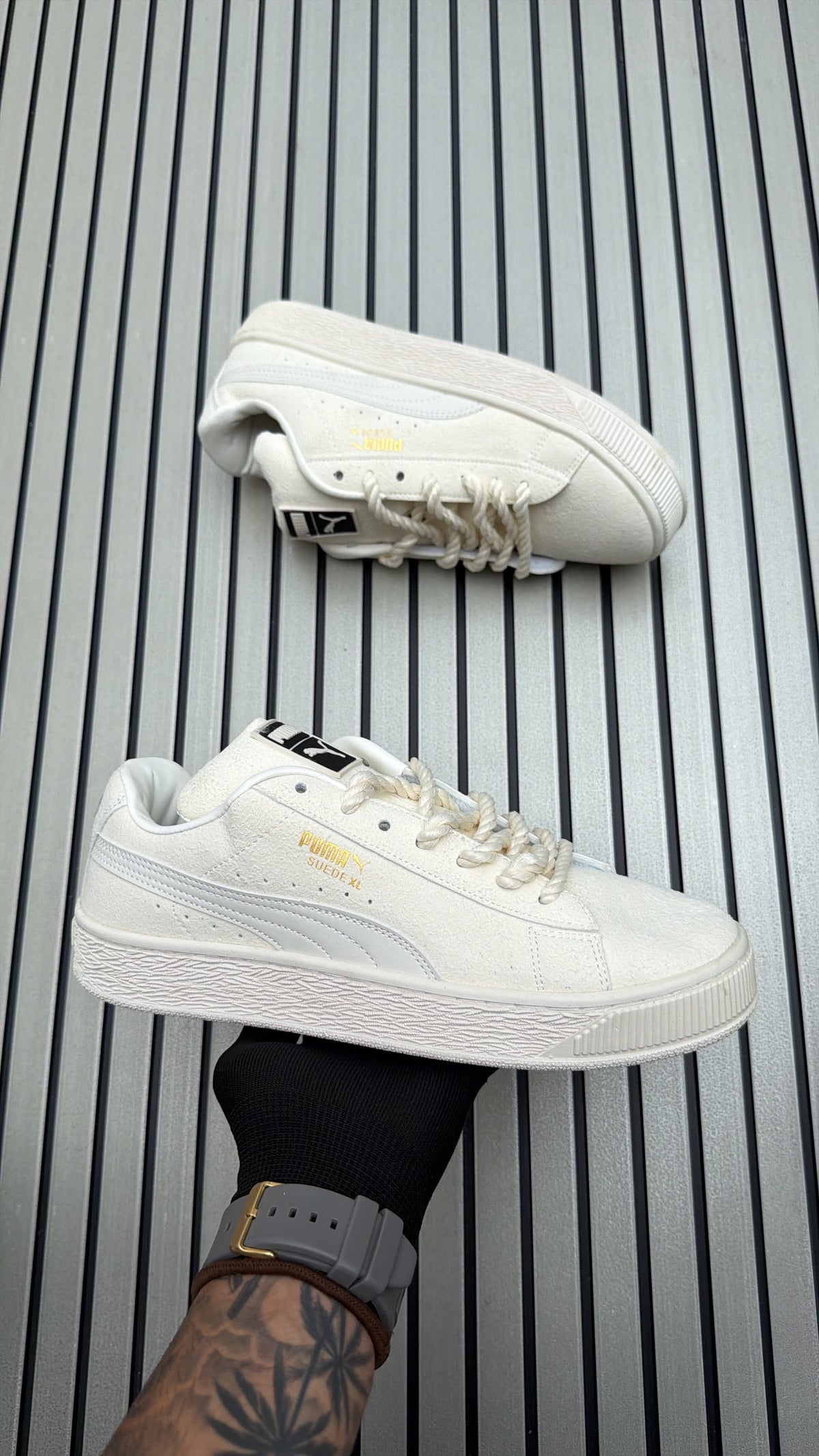 PUMA SUEDE XL OFF WHITE