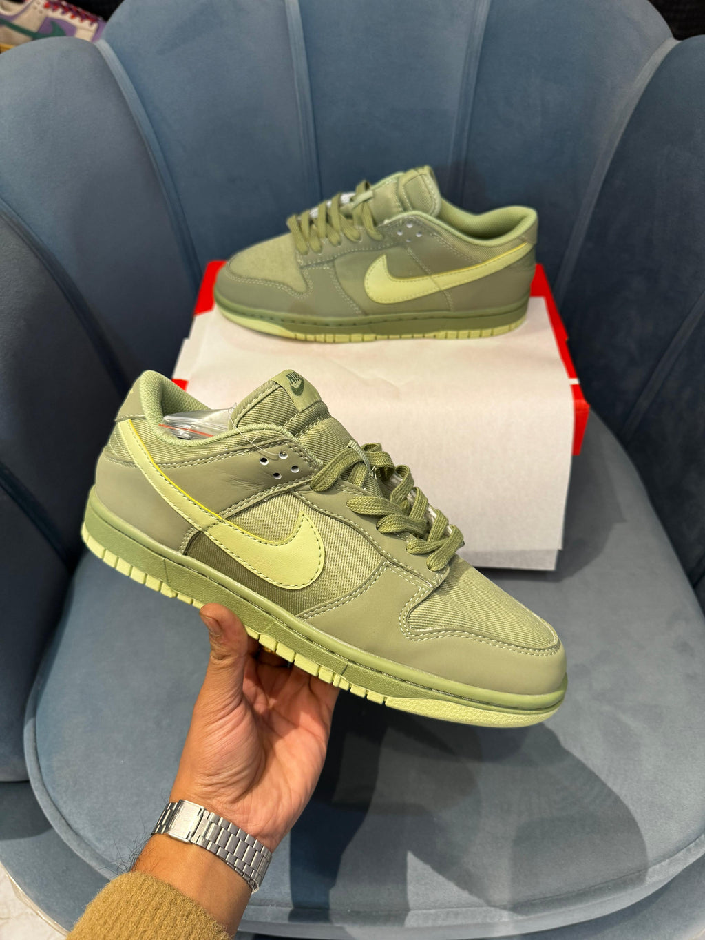 NIKE SB DUNK OIL GREEN AURA
