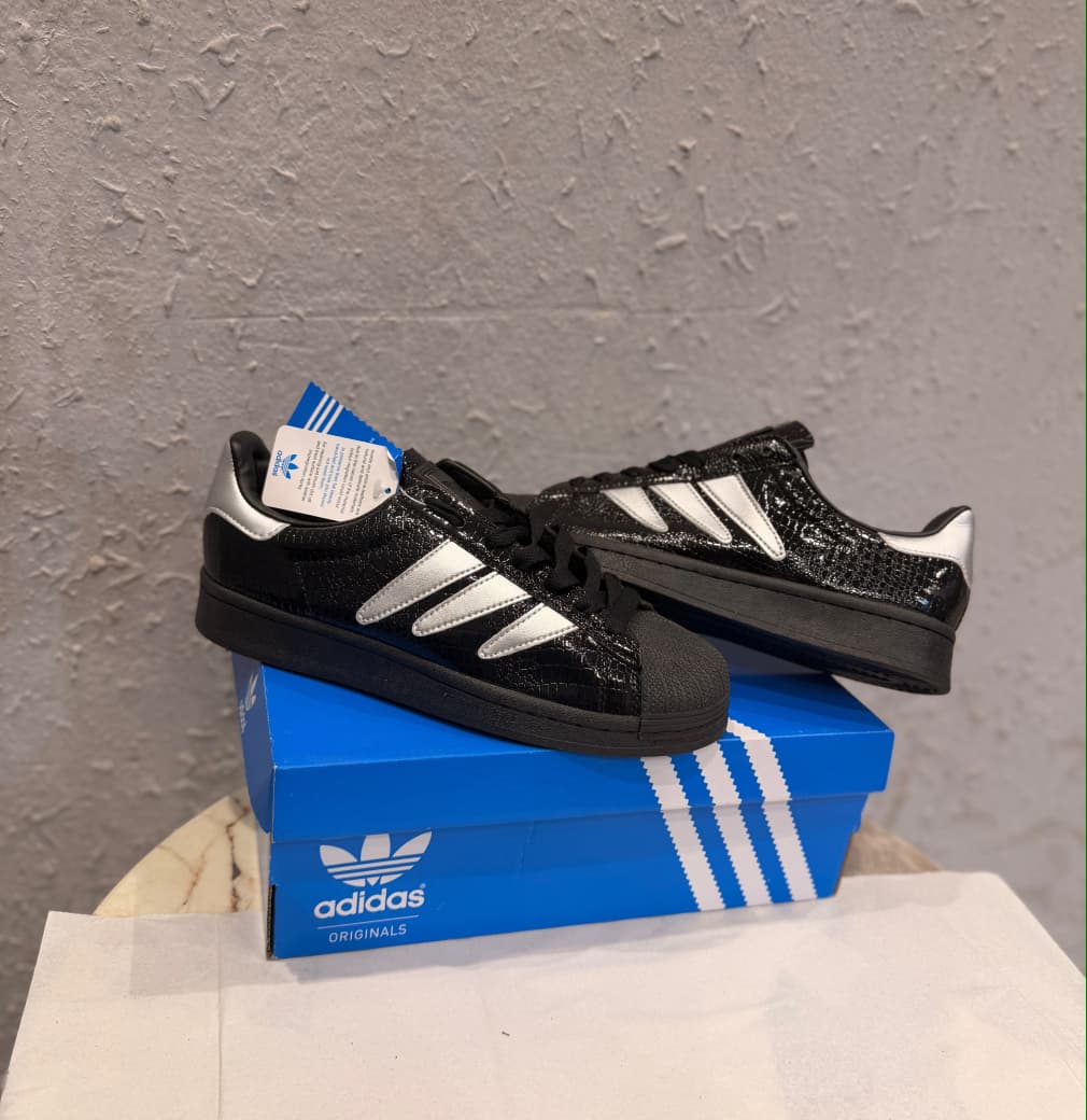 ADIDAS ORIGINALS SUPERSTAR PREDATOR BLACK SILVER