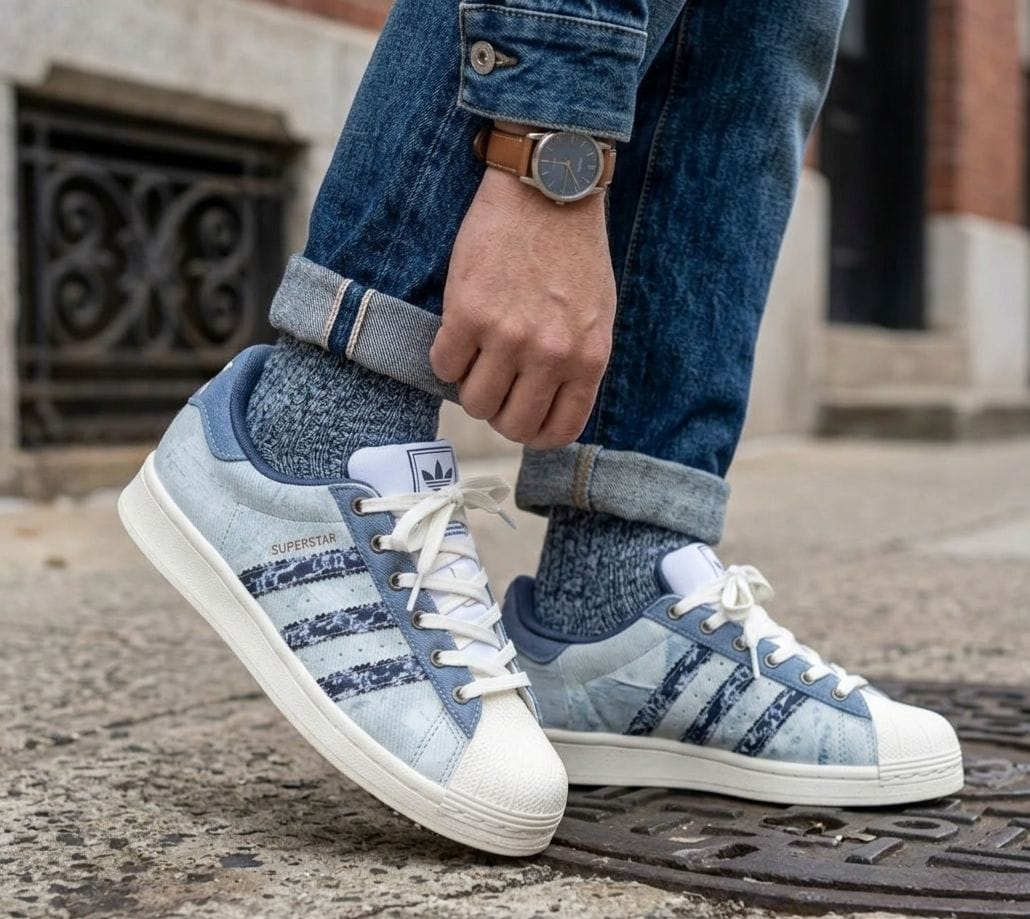 ADIDAS ORIGINALS SUPERSTAR DENIM