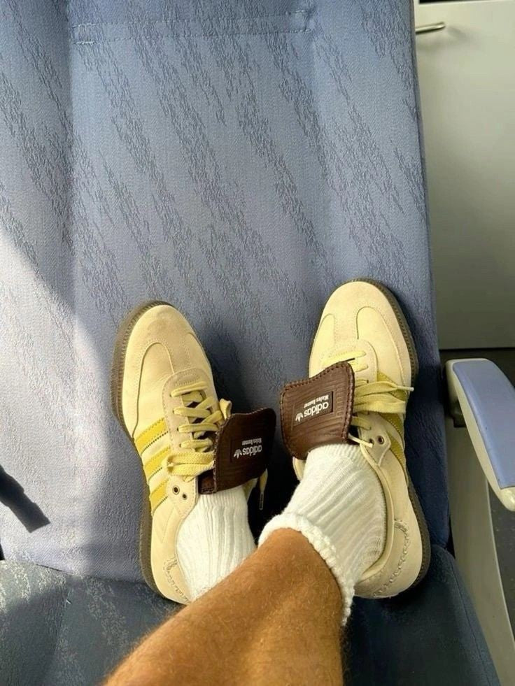 ADIDAS SAMBA WALES BONNER BEIGE ECRTIN BROWN