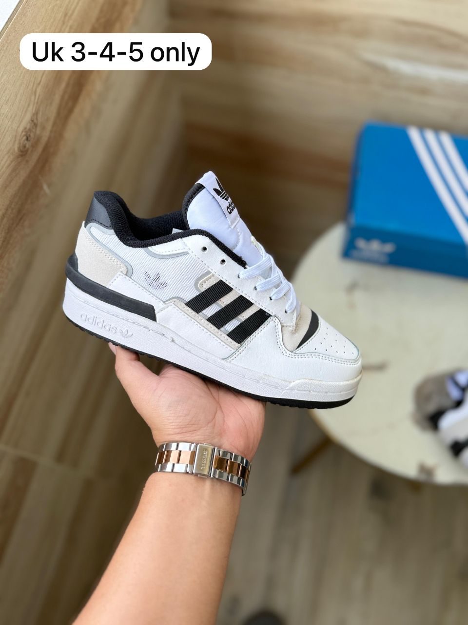 ADIDAS FORUM EXHIBIT BLACK/WHITE