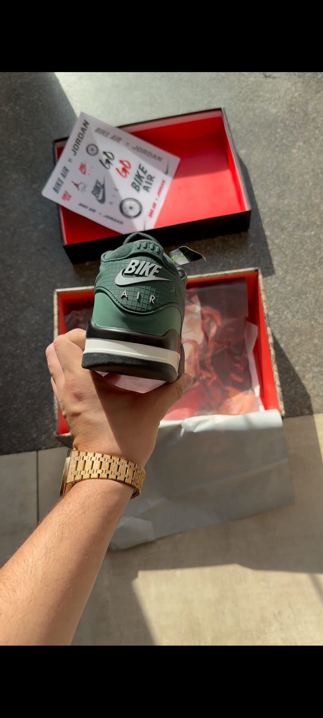 NIKE AIR JORDAN 4  RM NIGEL SYLVESTER FENCE GREEN