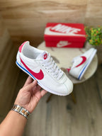 NIKE CORTEZ  VARSITY RED & WHITE AND BLUE