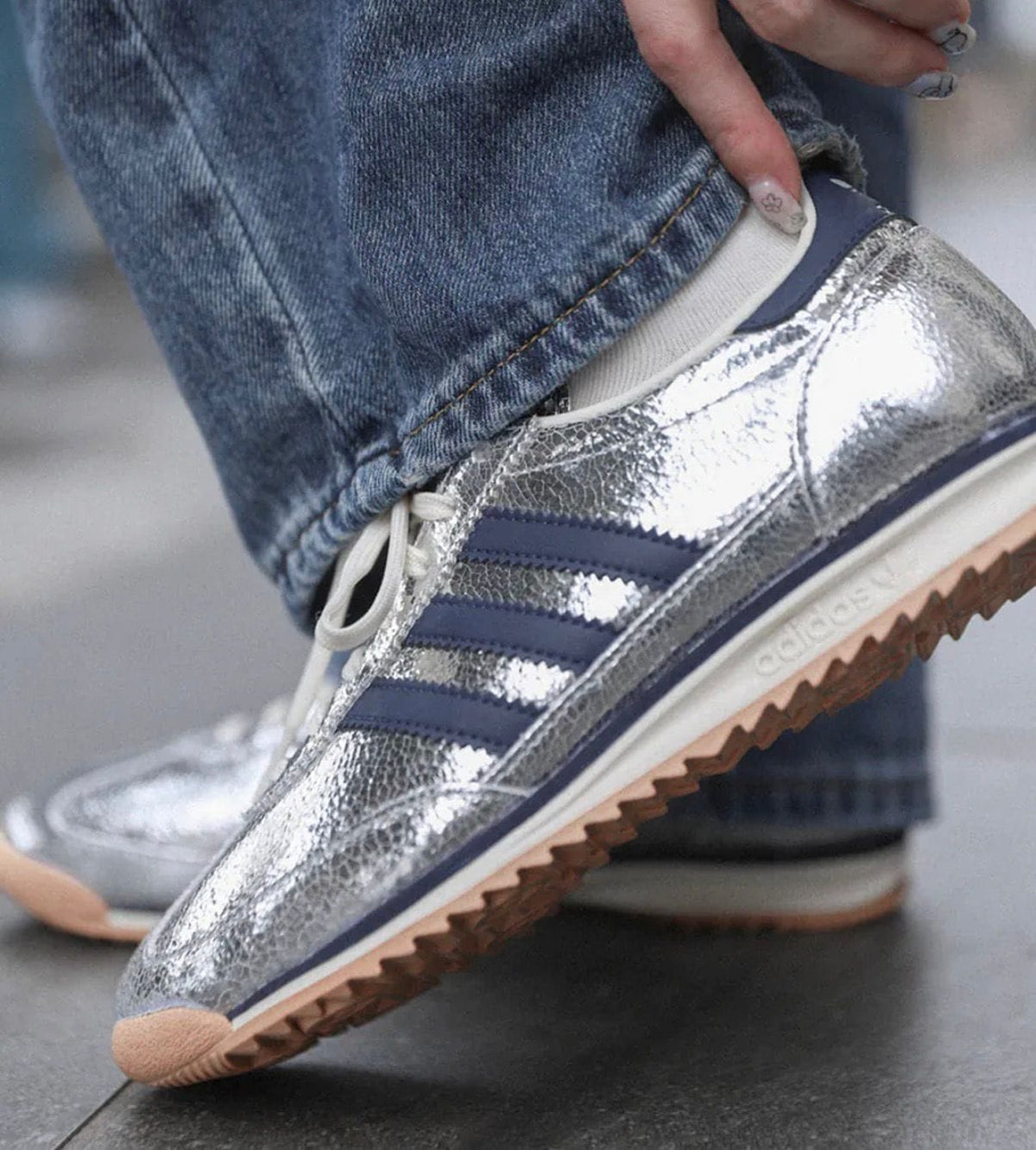 ADIDAS SL 72 SILVER METALLIC