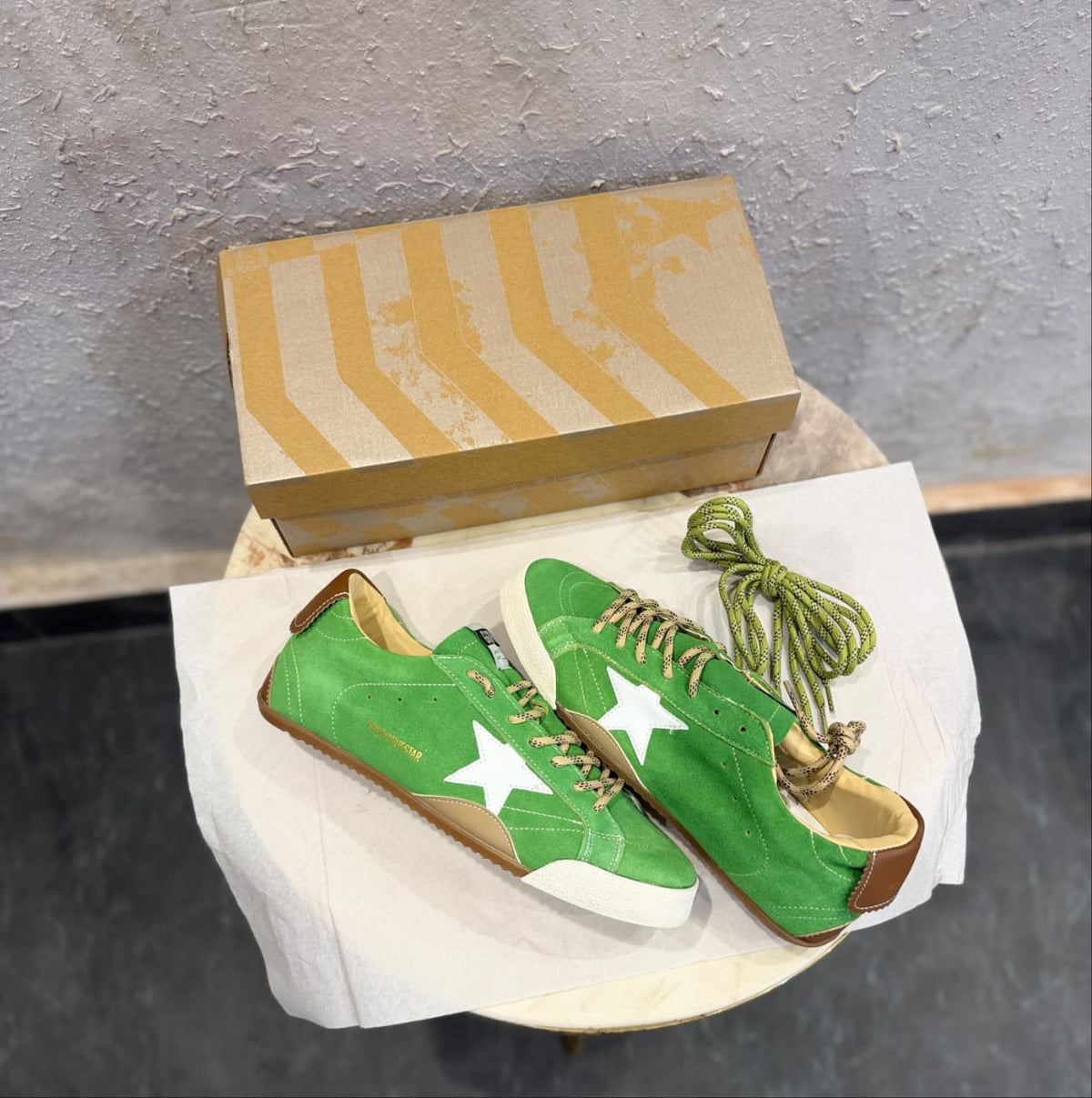 GOLDEN GOOSE TRUE STAR GREEN