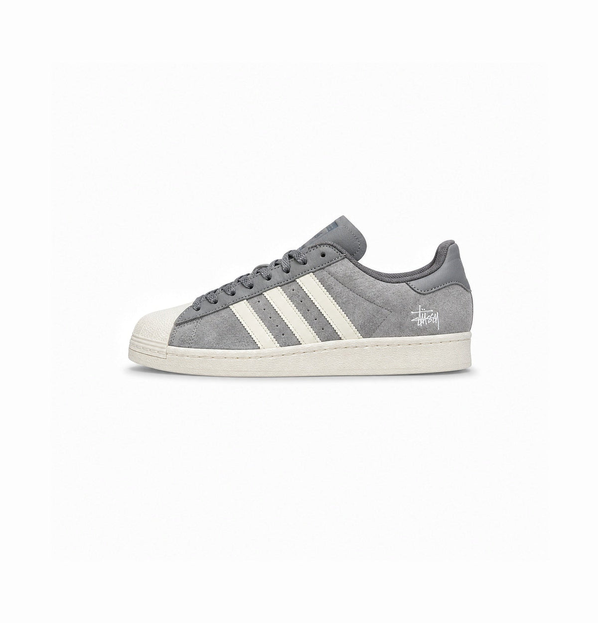 ADIDAS ORIGINALS SUPERSTAR STUSSY GREY