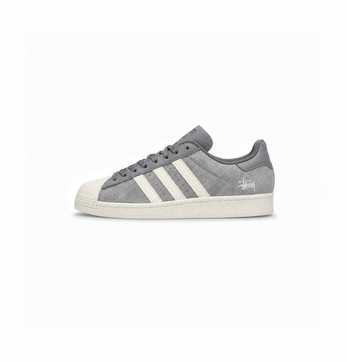 ADIDAS ORIGINALS SUPERSTAR STUSSY GREY
