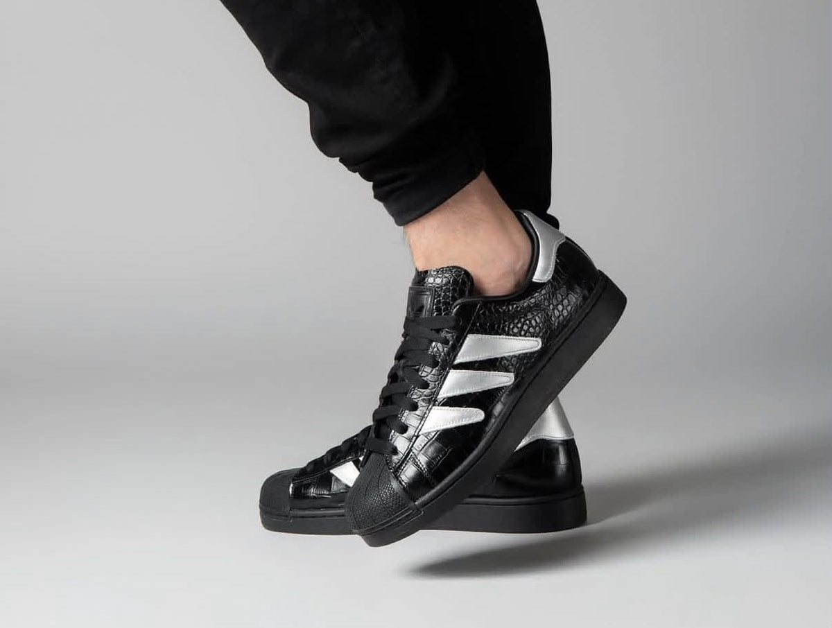 ADIDAS ORIGINALS SUPERSTAR PREDATOR BLACK SILVER