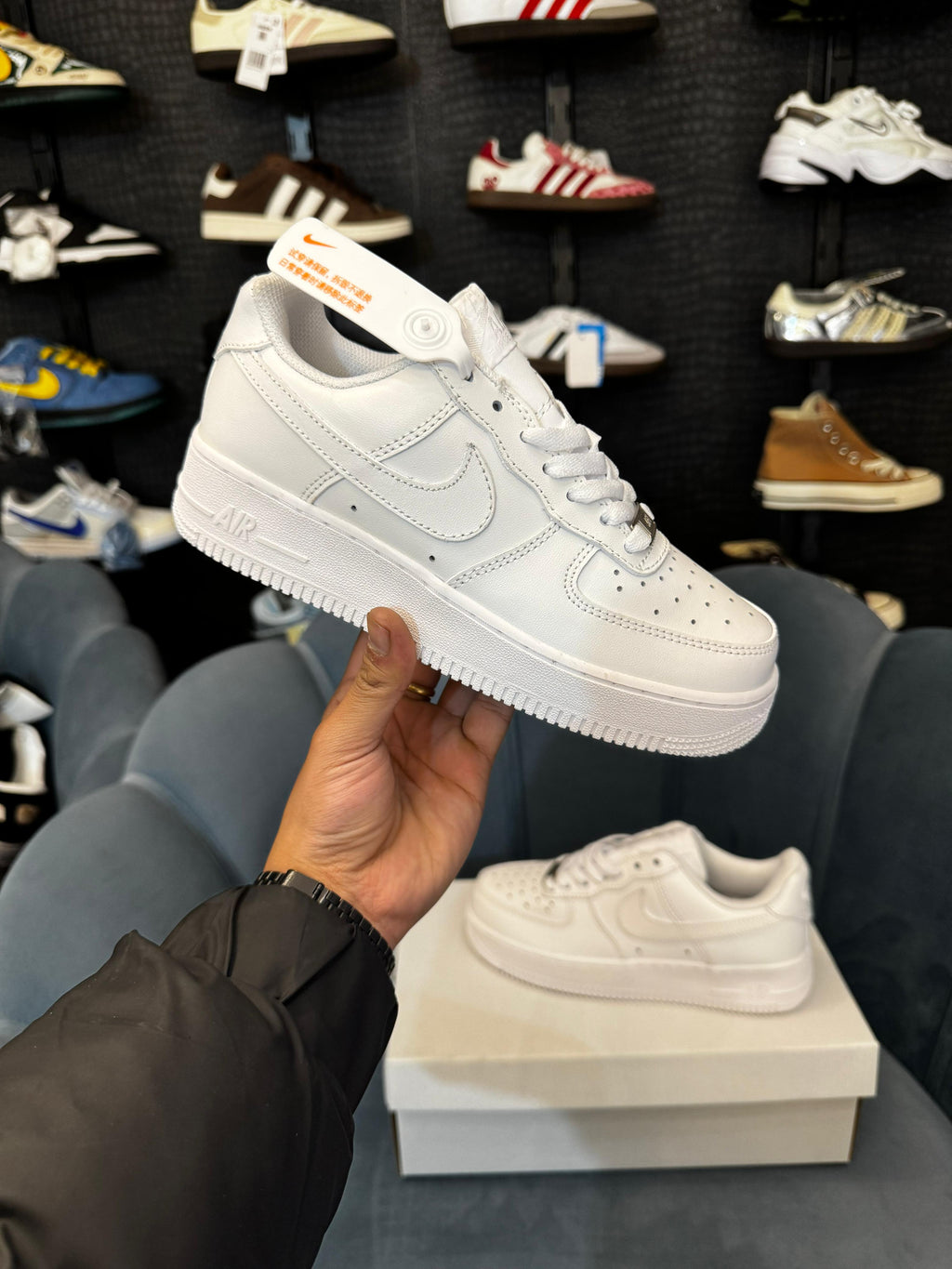 NIKE AIRFORCE 1 FULL LEATHER QUALITY