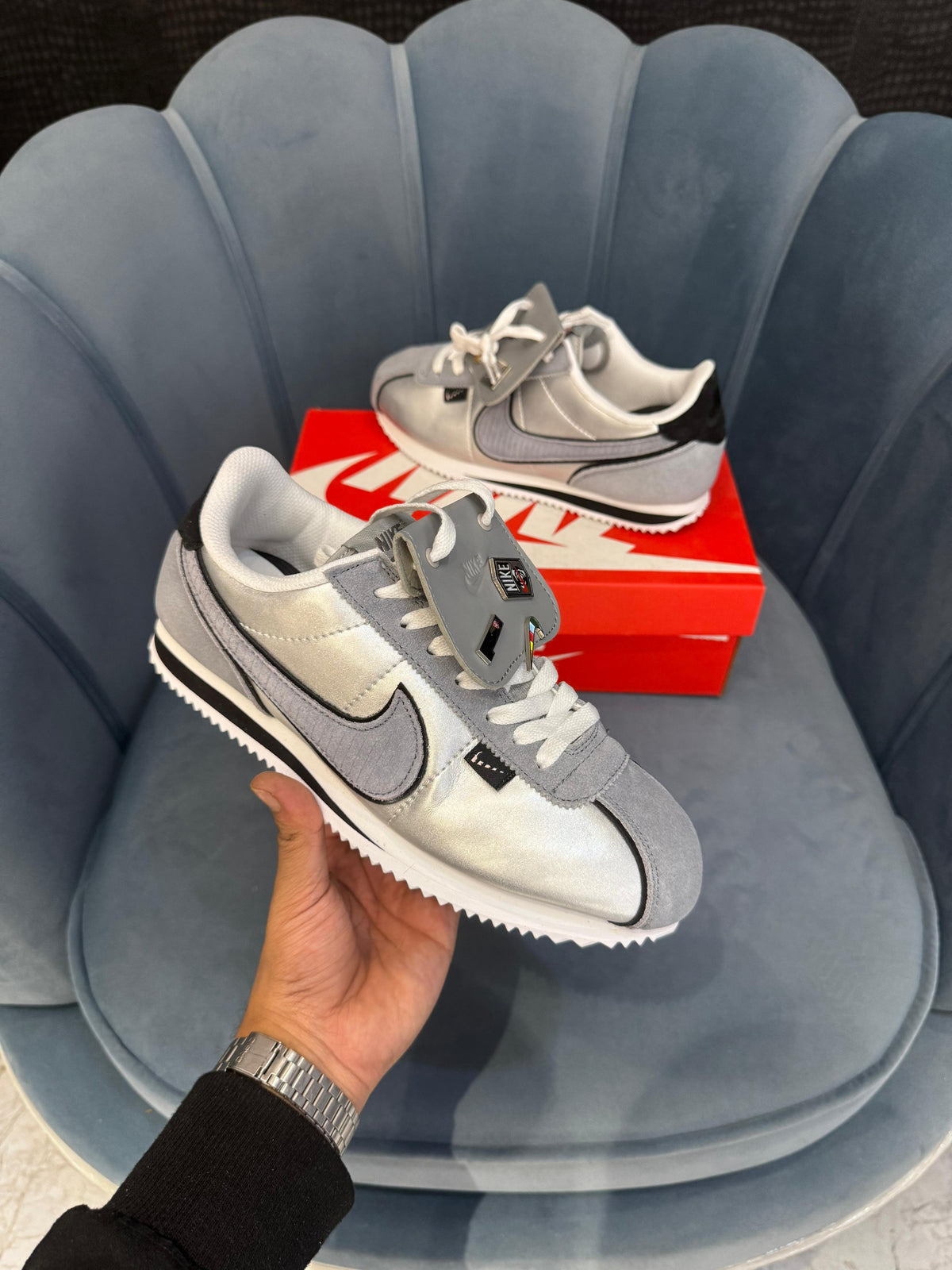 NIKE CORTEZ ALL PETALS UNITED GREY