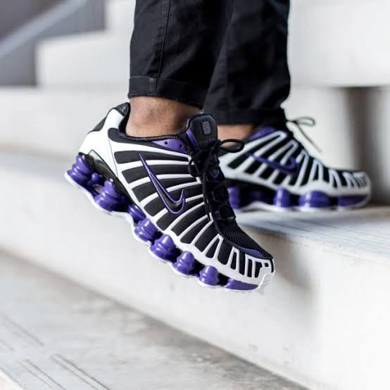 NIKE SHOX TL PURPLE WHITE