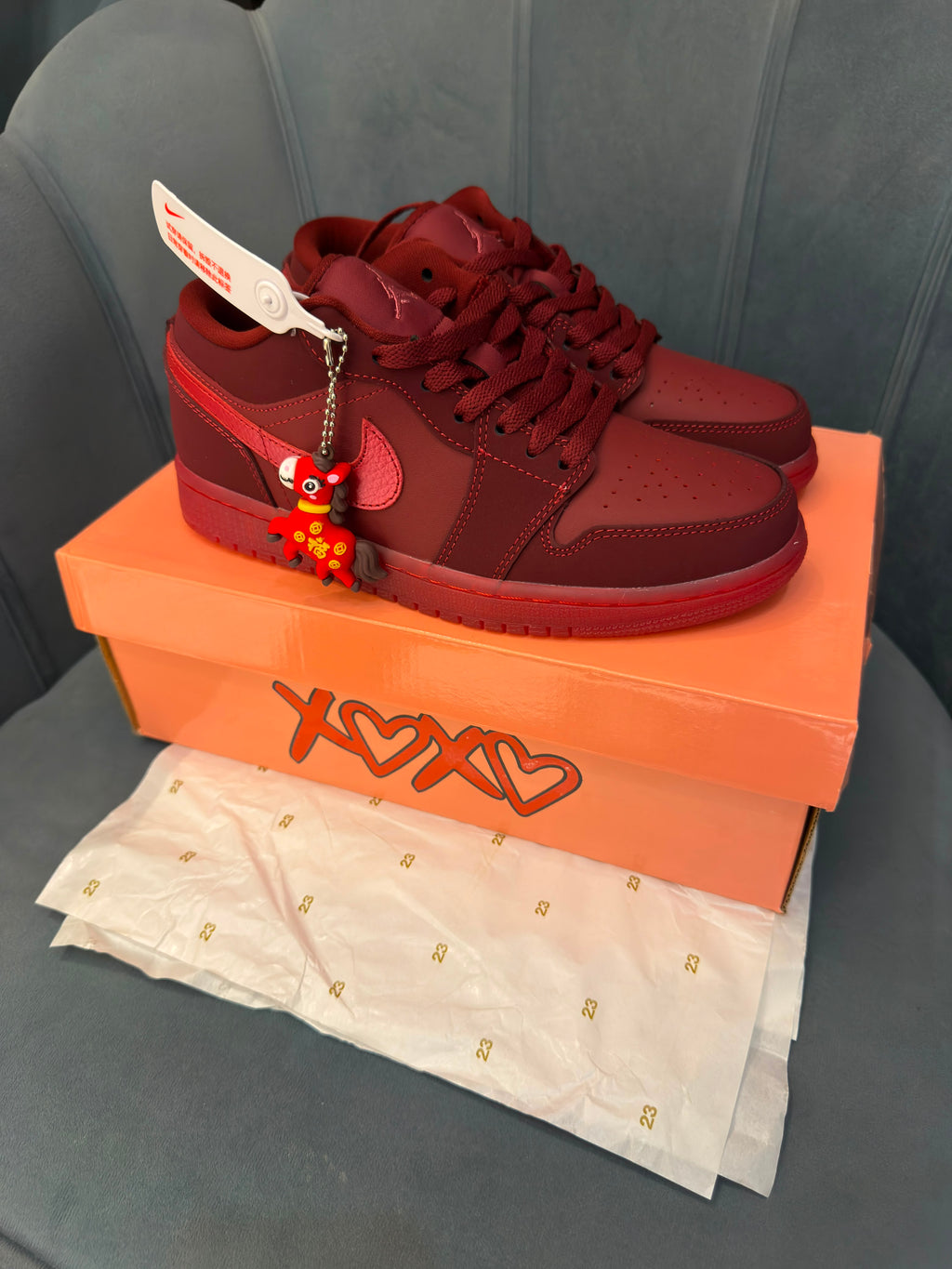 AIR JORDANS LOW VALENTINE "year of horse"
