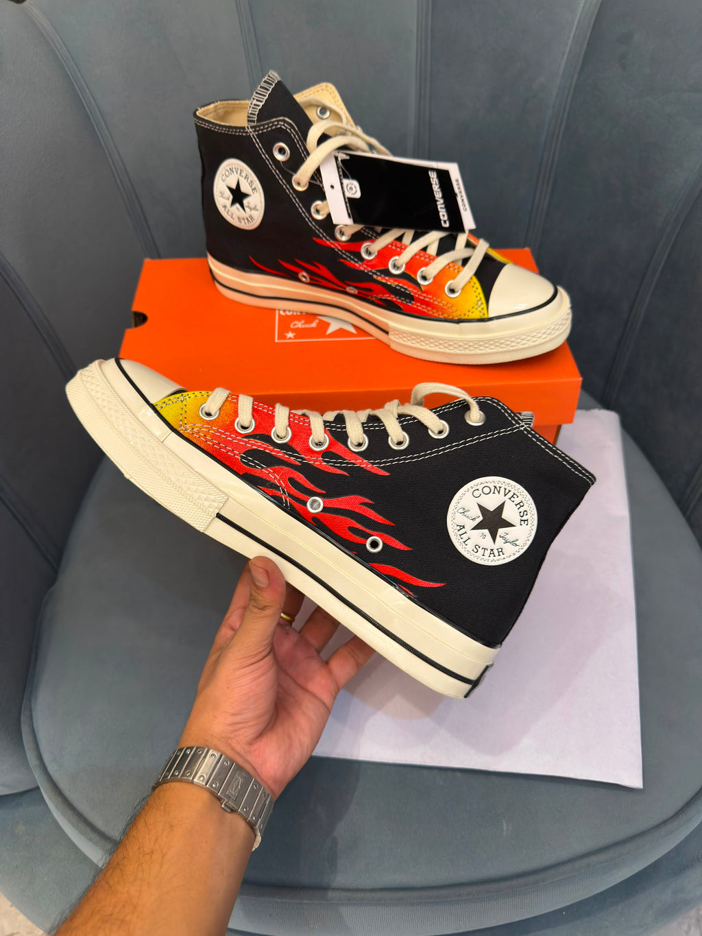 CONVERSE CHUCK 70 MID FLAME FIRE