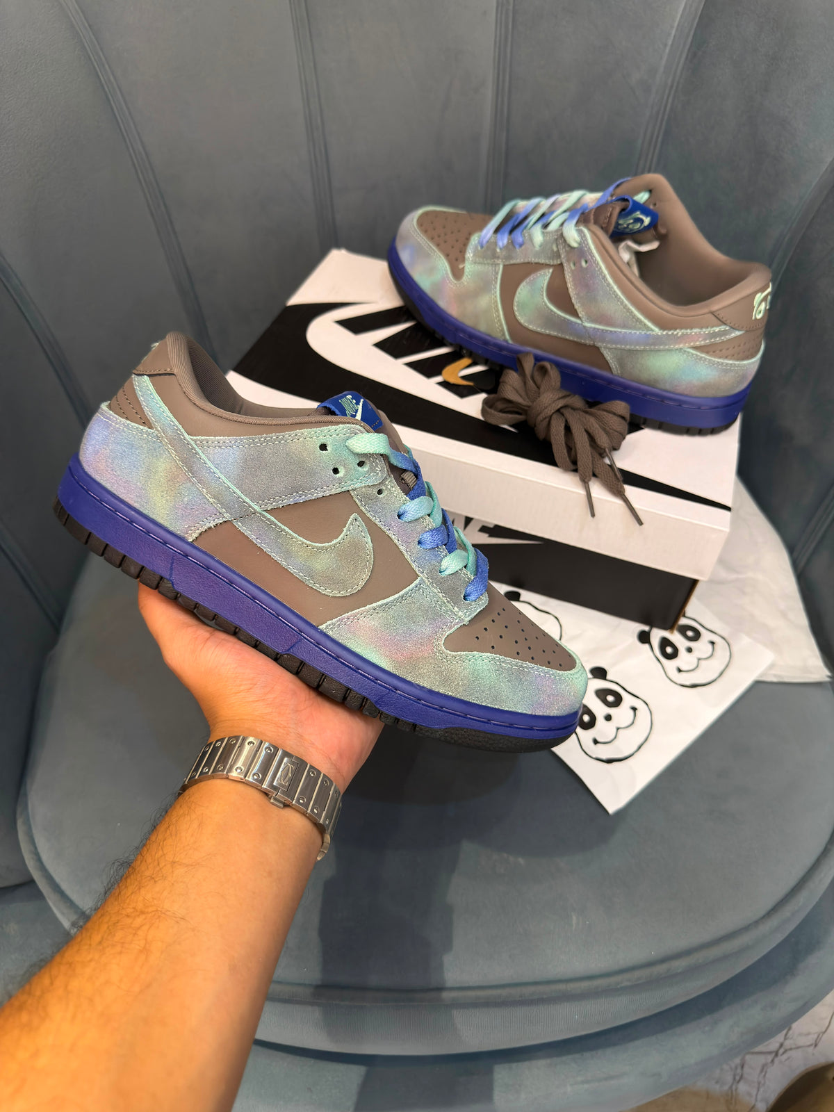 NIKE SB DUNK PANDA CAVE STONE