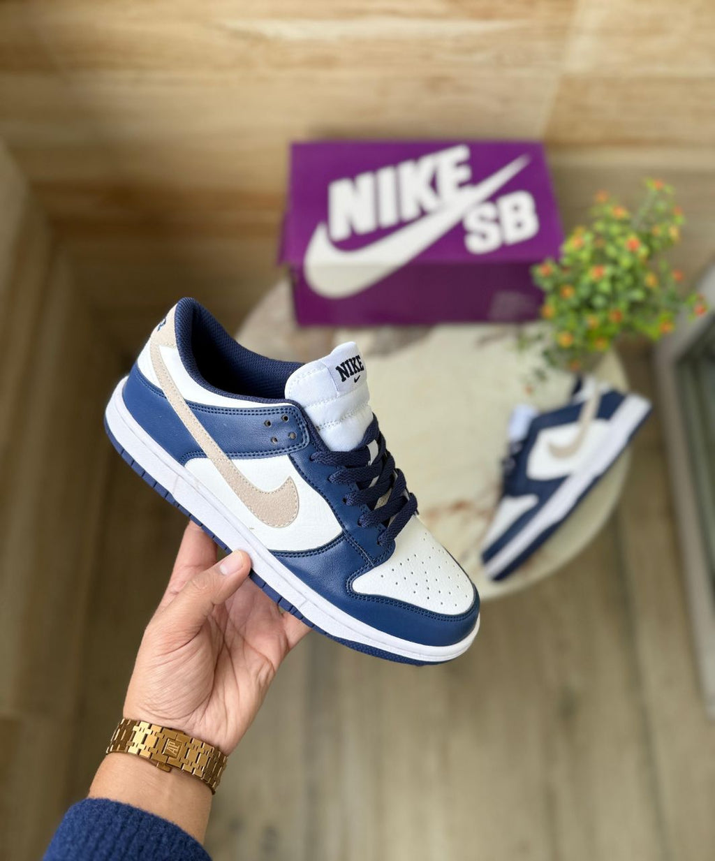 NIKE SB DUNK LOW SUMMIT NAVY