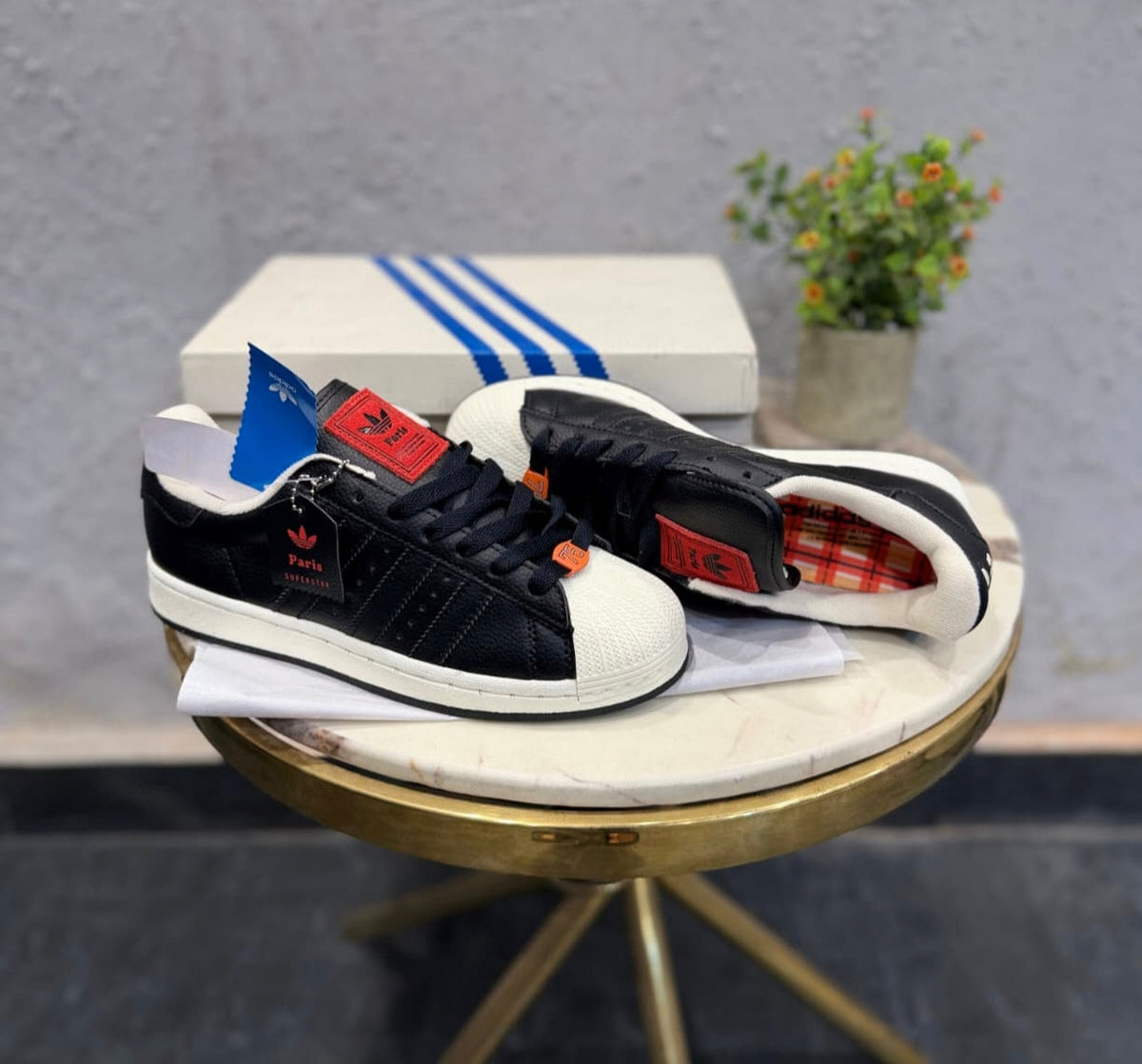 ADIDAS ORIGINAL SUPERSTAR PARIS BLACK