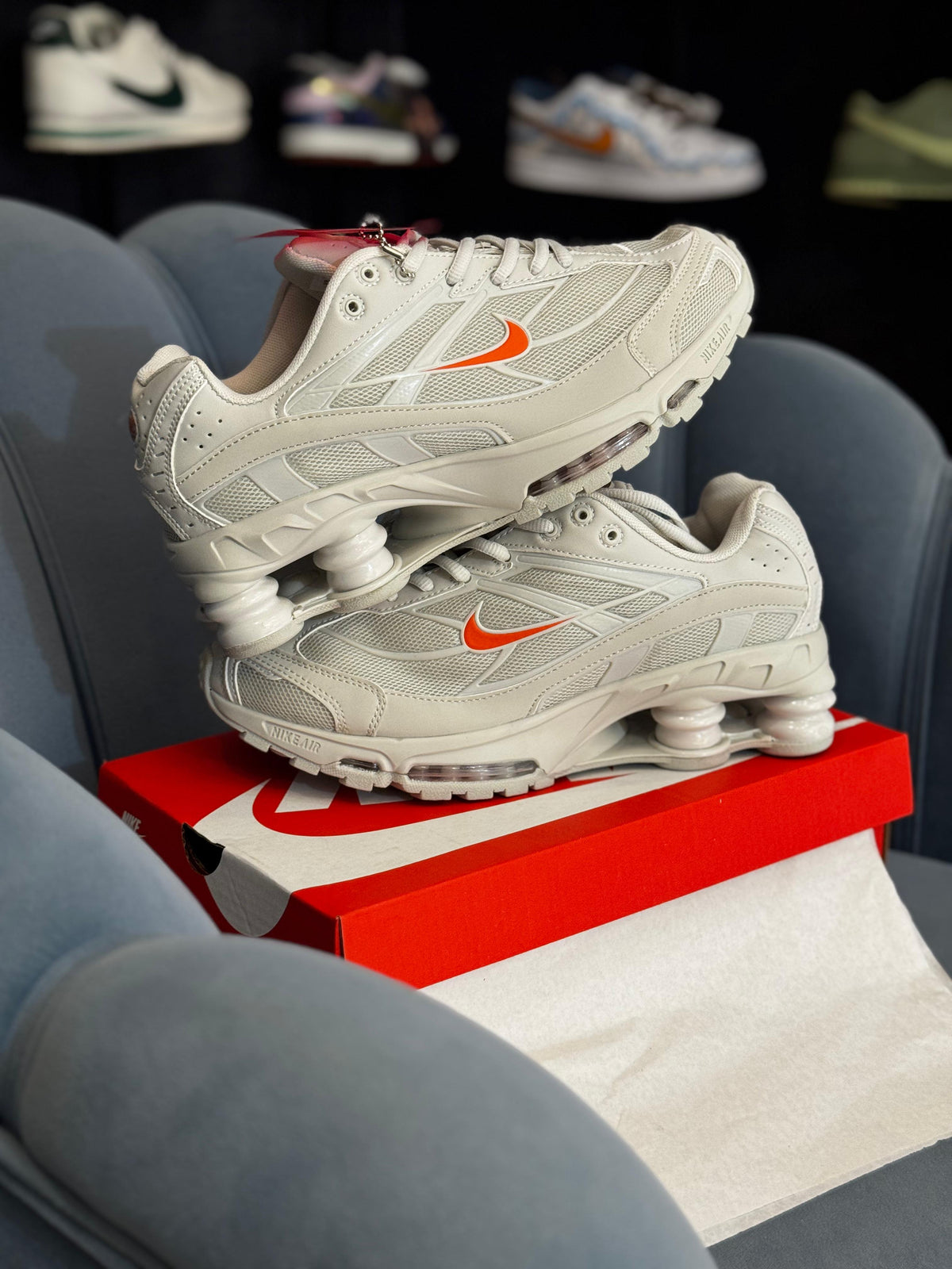 NIKE SHOX TL RED SILVER