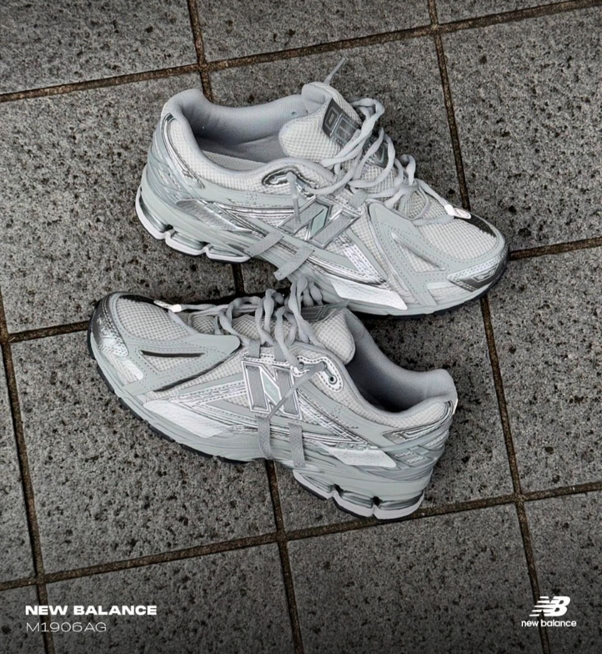 NEW BALANCE 1906 A CONCRETE SILVER METALLIC