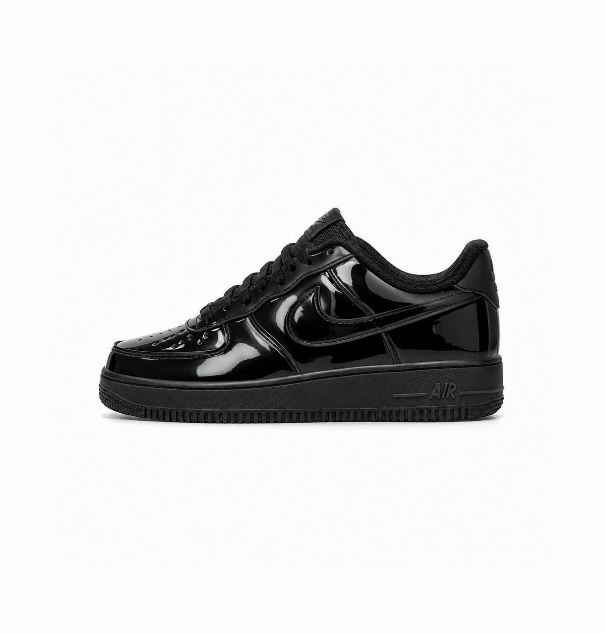 NIKE AIRFORCE ONE PATENT TRIPPLE BLACK 2026