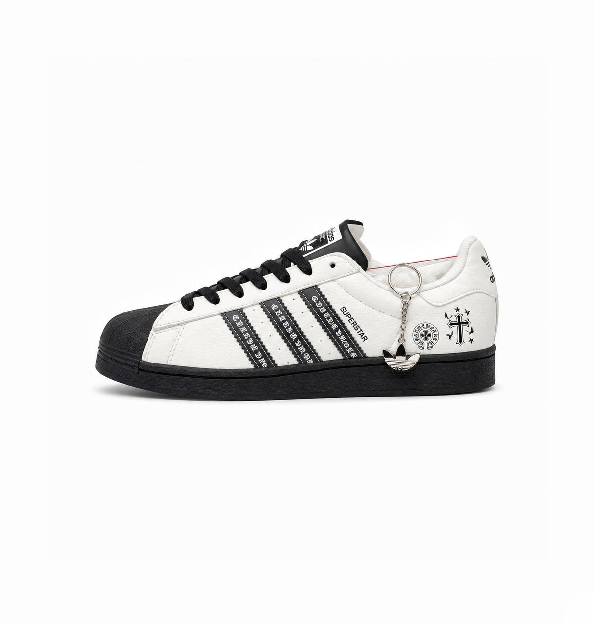 ADIDAS ORIGINAL SUPERSTAR HEART CHROME