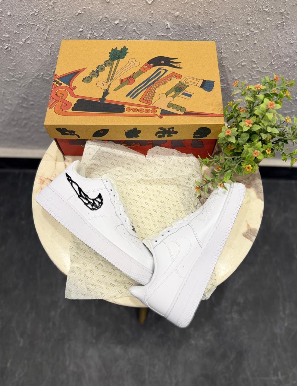NIKE AIRFORCE ONE MOLTEN METAL VENOM
