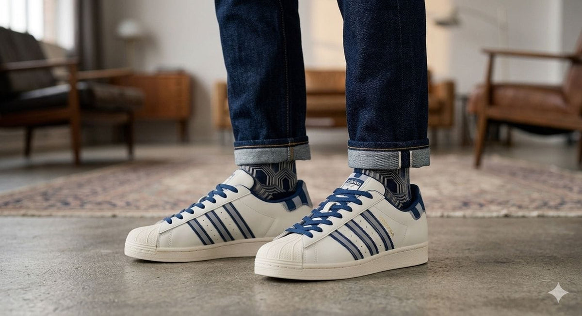 ADIDAS ORIGINALS SUPERSTAR 19 69WHITE SKY BLUE