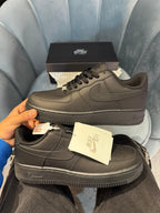 AIRFORCE 1  TRIPLE BLACK FULL LEATHER