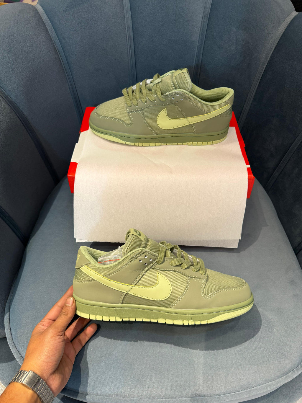 NIKE SB DUNK OIL GREEN AURA
