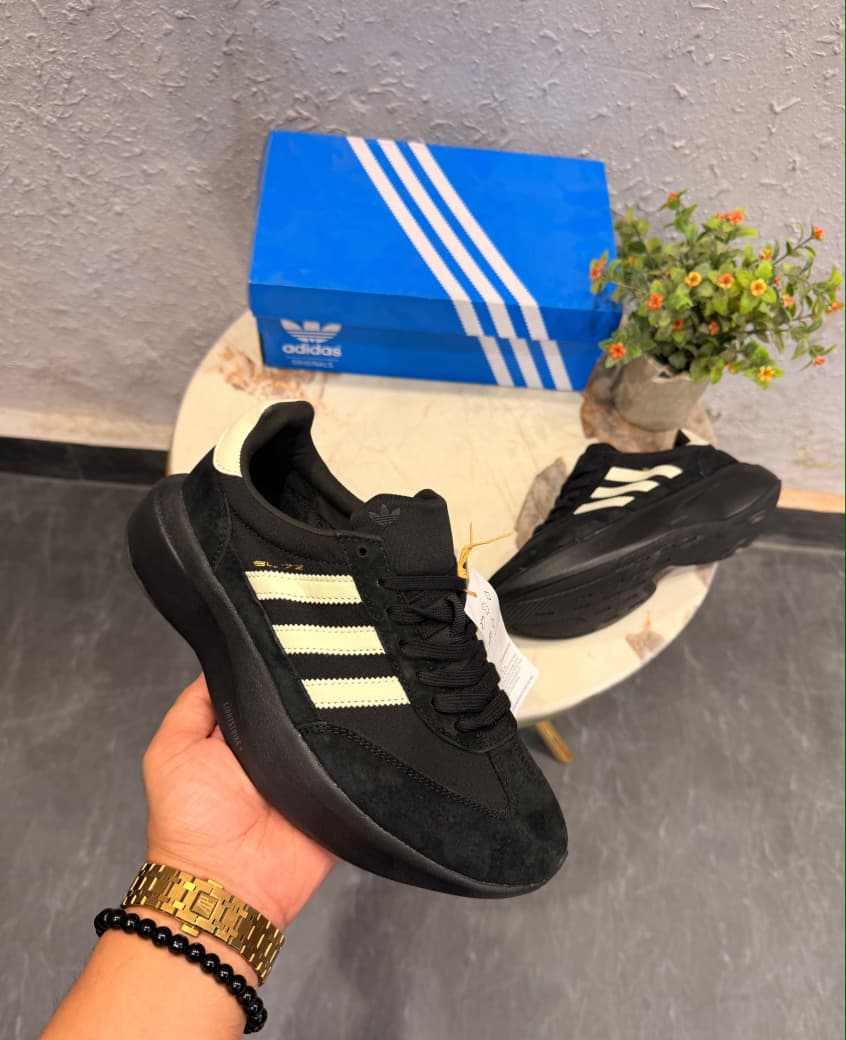 ADIDAS ORIGINALS SL 72 PRO BLACK WHITE
