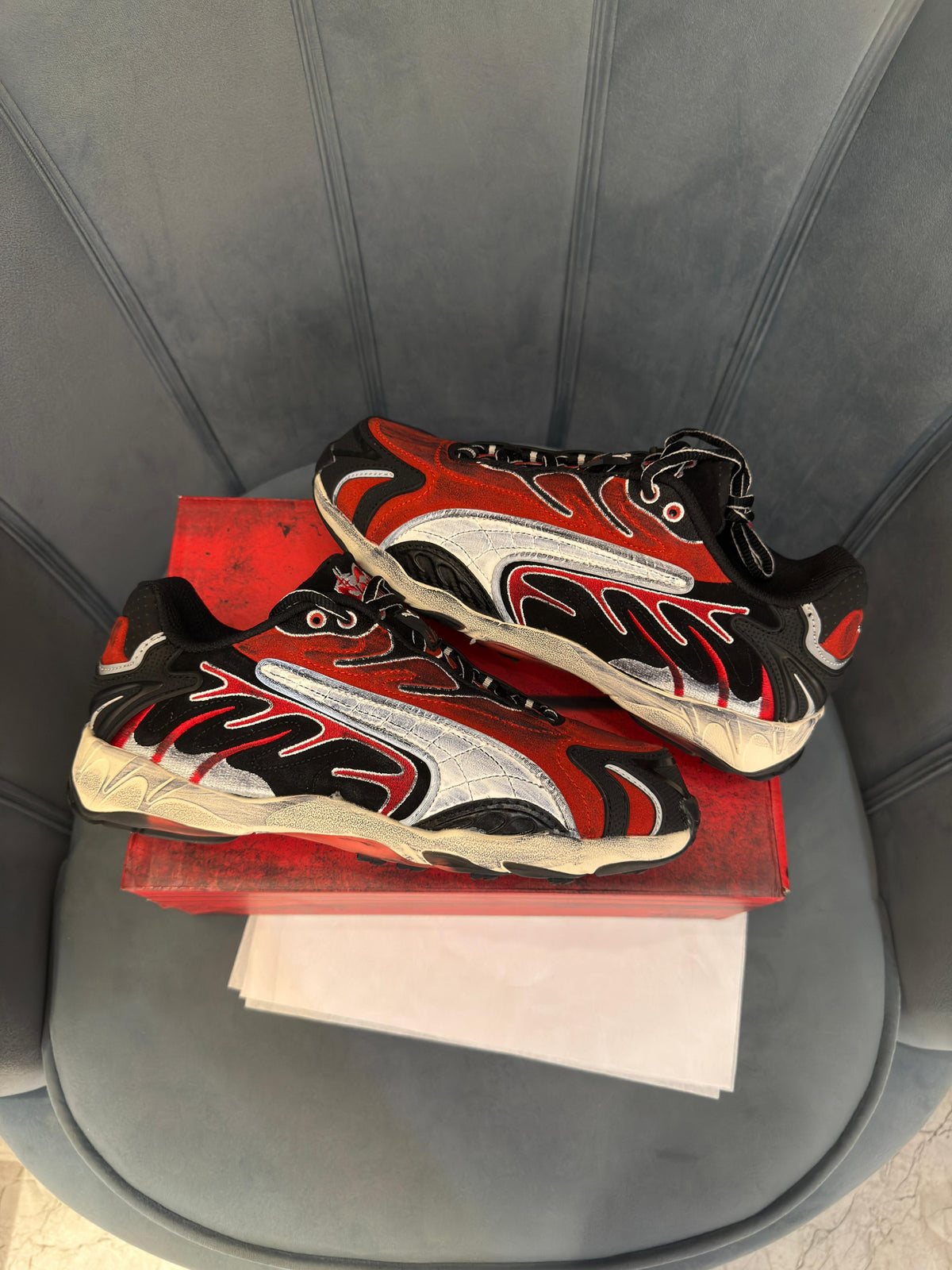 PUMA INHALE ASAP RED WHITE BLACK