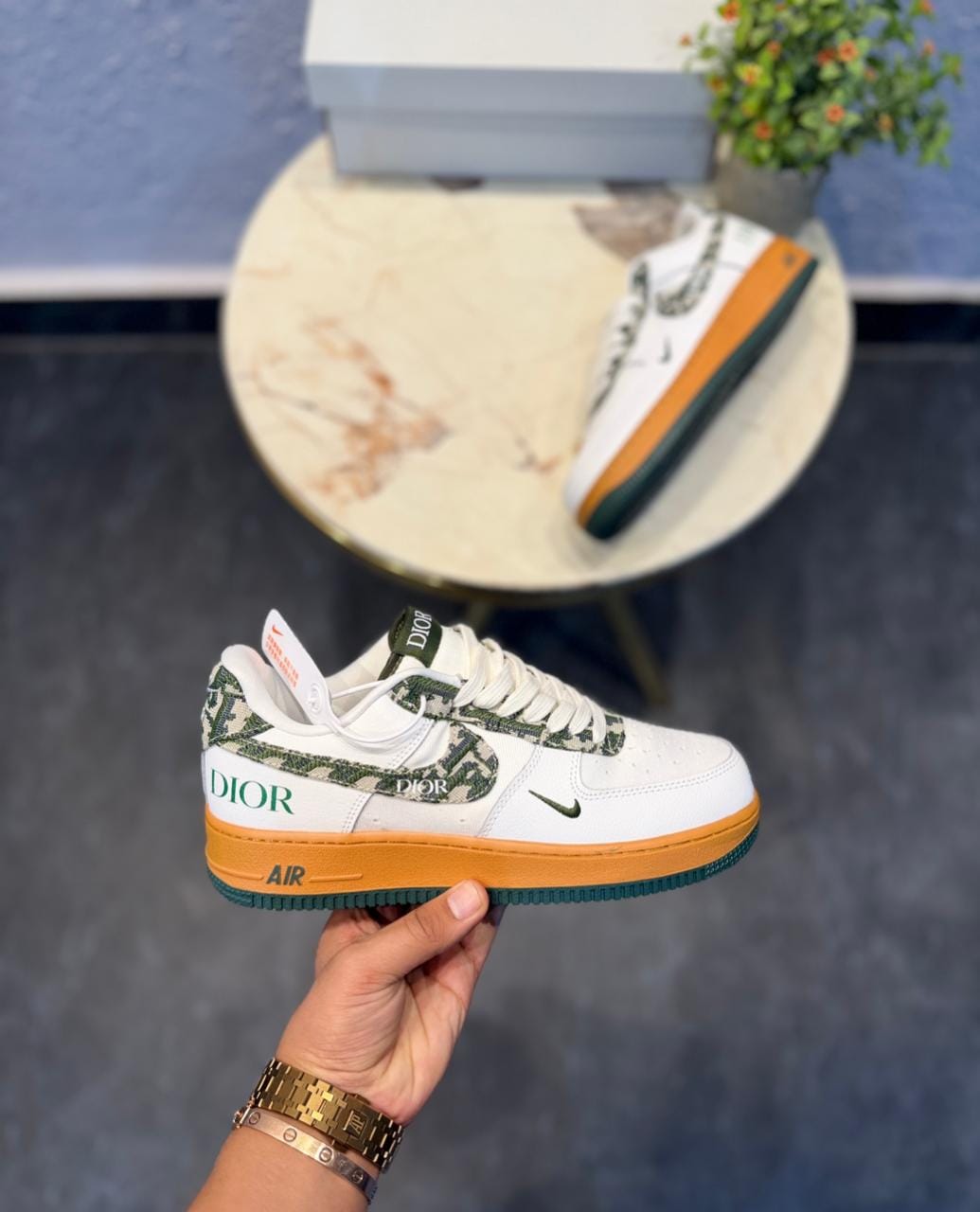 NIKE AIRFORCE CUSTOM DIOR KEYCHAIN 2025
