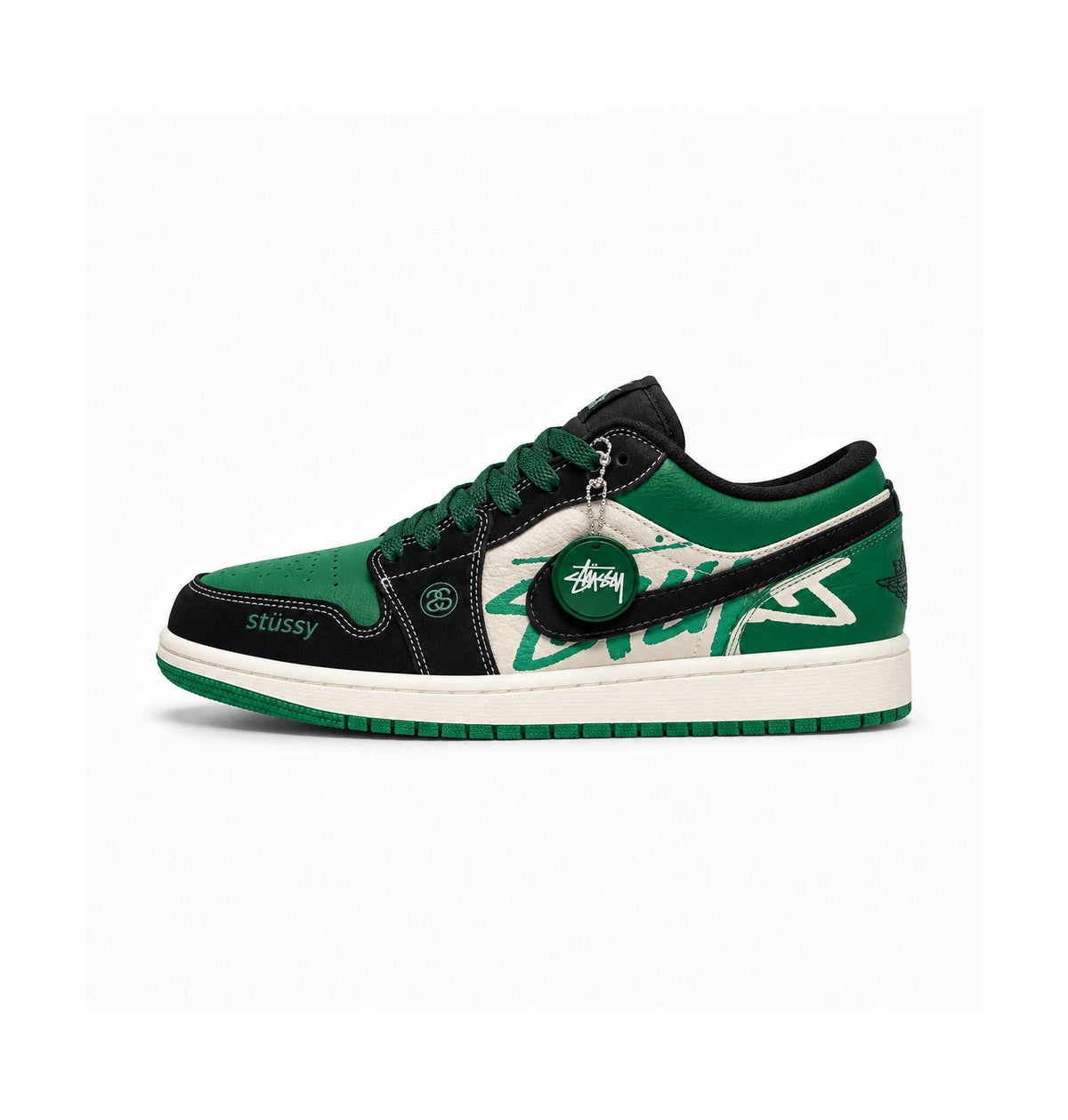 AIR JORDANS RETRO 1 X STUSSY GREEN 2026