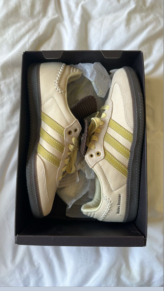 ADIDAS SAMBA WALES BONNER BEIGE ECRTIN BROWN