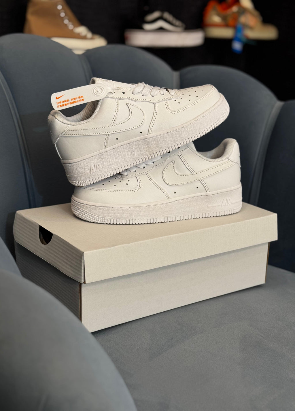 NIKE AIRFORCE 1 FULL LEATHER QUALITY