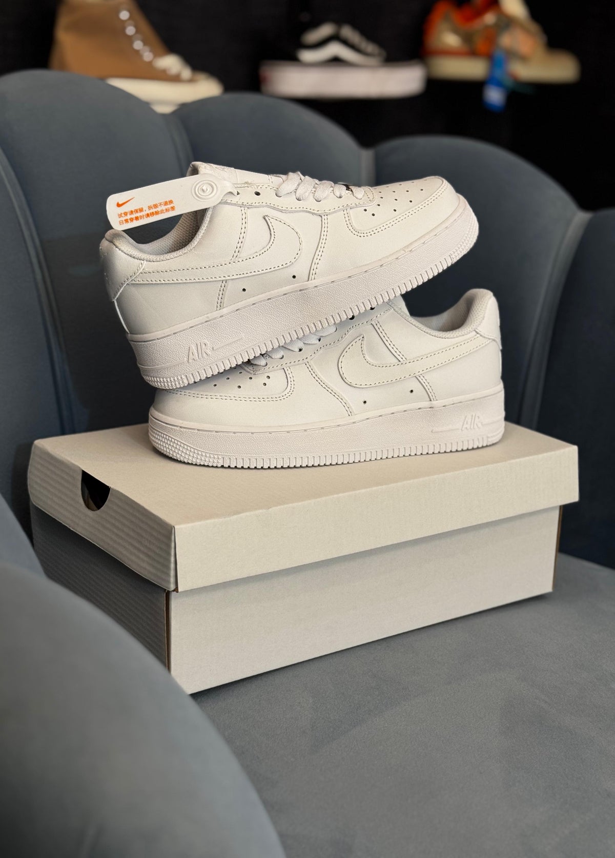 NIKE AIRFORCE 1 FULL LEATHER QUALITY