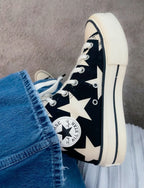 CONVERSE CHUCK 70 BIG STAR LIFT BLACK WHITE