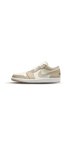 NIKE AIR JORDAN 1 LOW SE SAIL RATTAN UNIVERSITY RED
