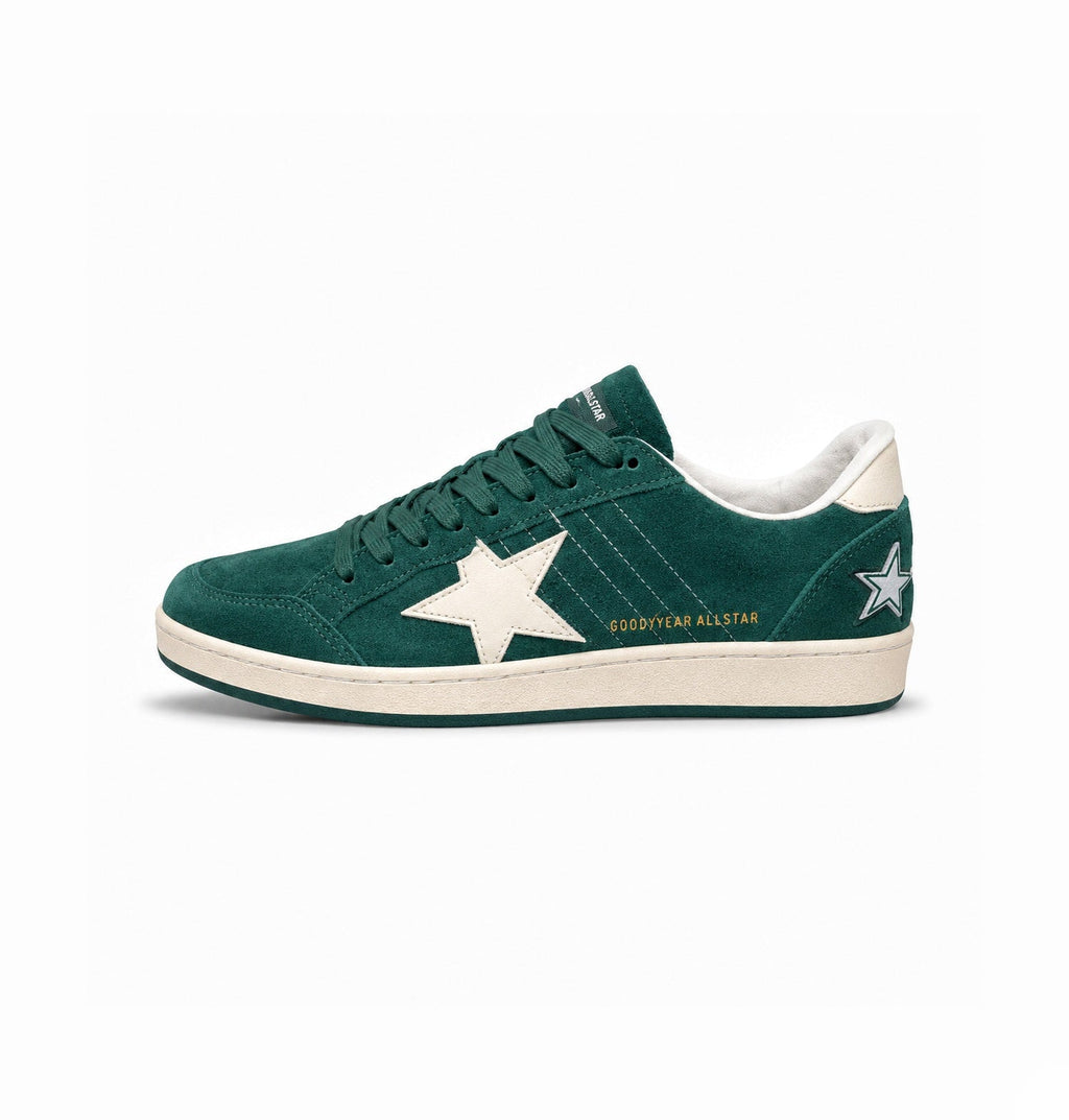 GOLDEN GOOSE BALL STAR GREEN SNEAKERS
