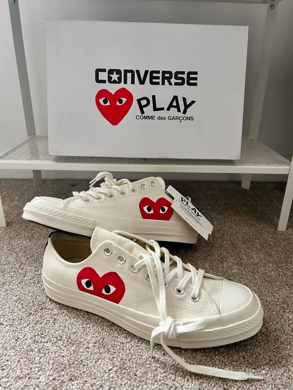 CONVERSE CHUCK  PLAYCOMME LOW WHITE