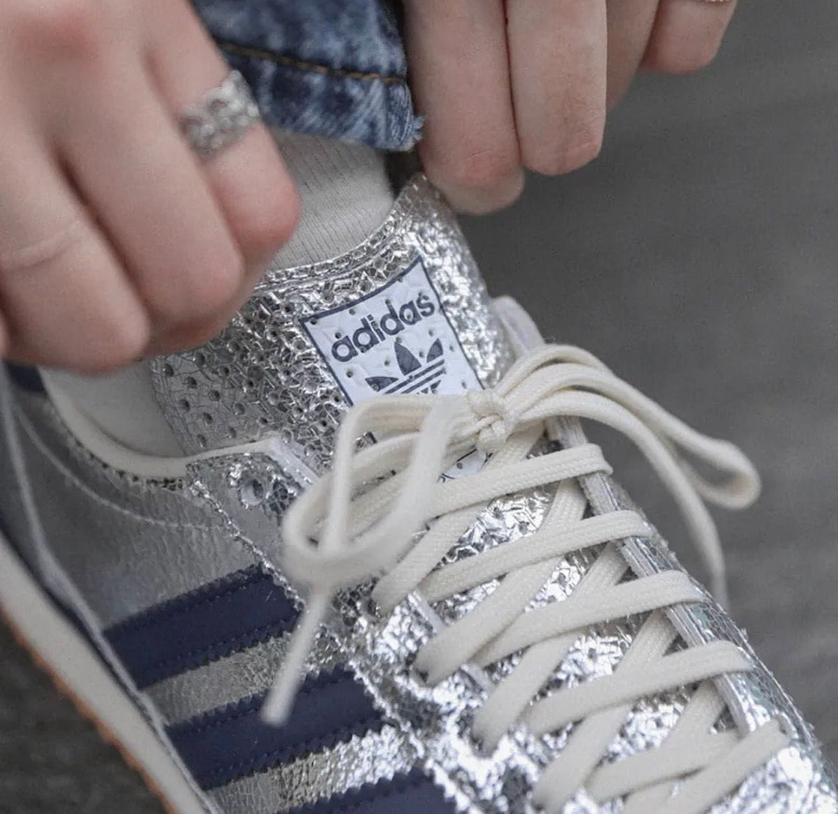 ADIDAS SL 72 SILVER METALLIC