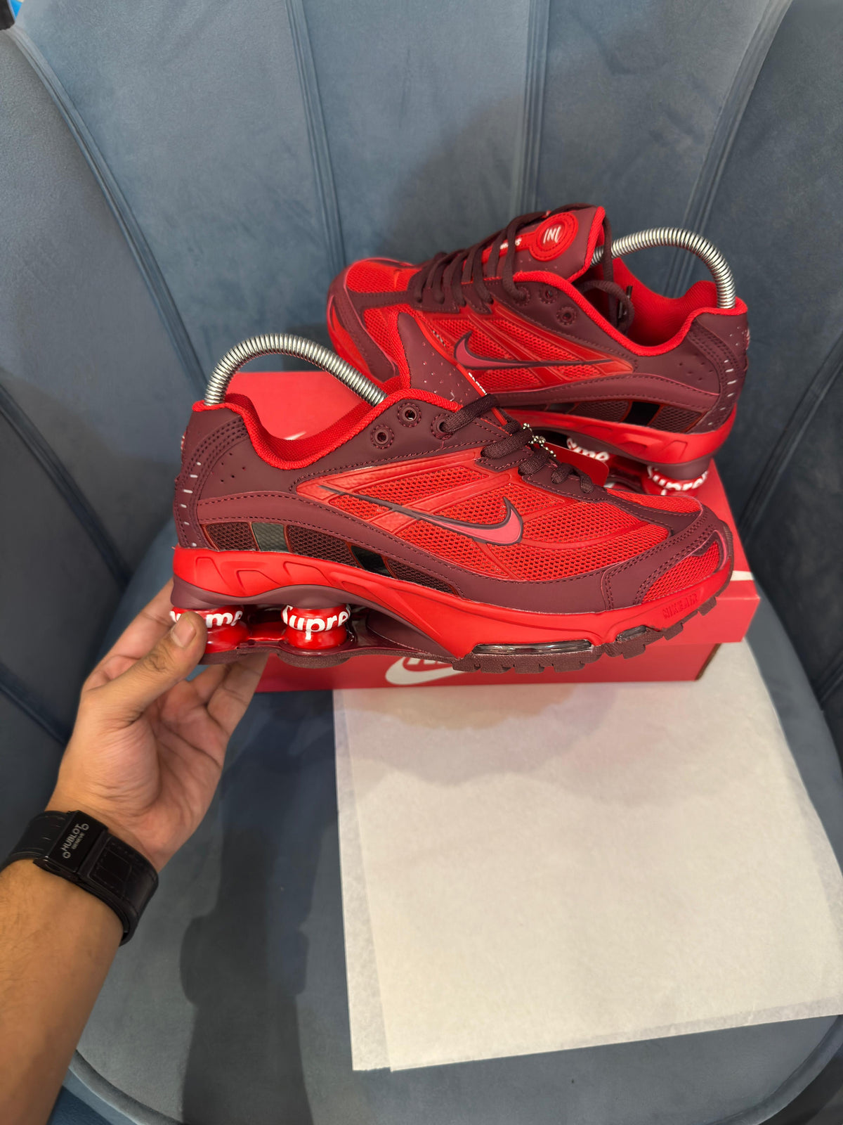 NIKE SHOX RIDE 2 SUPREME RED