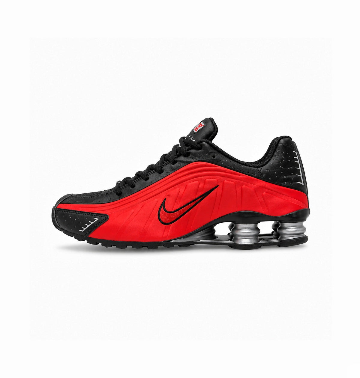 NIKE SHOX R4 UNIVERSITY RED BLACK