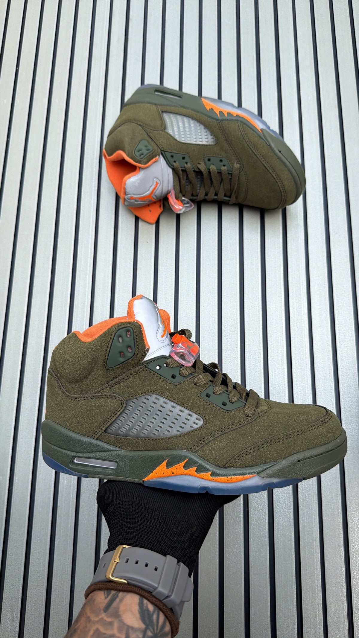 JORDAN  RETRO 5 MEHNDI GREEN